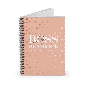 Open image in slideshow, Boss Lady Playbook Spiral Notebook - Ruled Line
