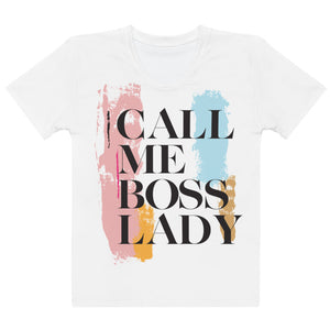 Open image in slideshow, Call Me Boss Lady - Women&#39;s T-shirt
