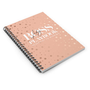 Boss Lady Playbook Spiral Notebook - Ruled Line